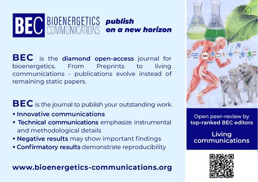 Bioenergetics Communications
