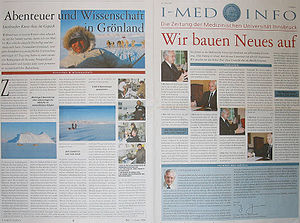 I-MED INFO. Die Zeitung der Medizinischen Universität Innsbruck. Nr. 1/Juli 2004
